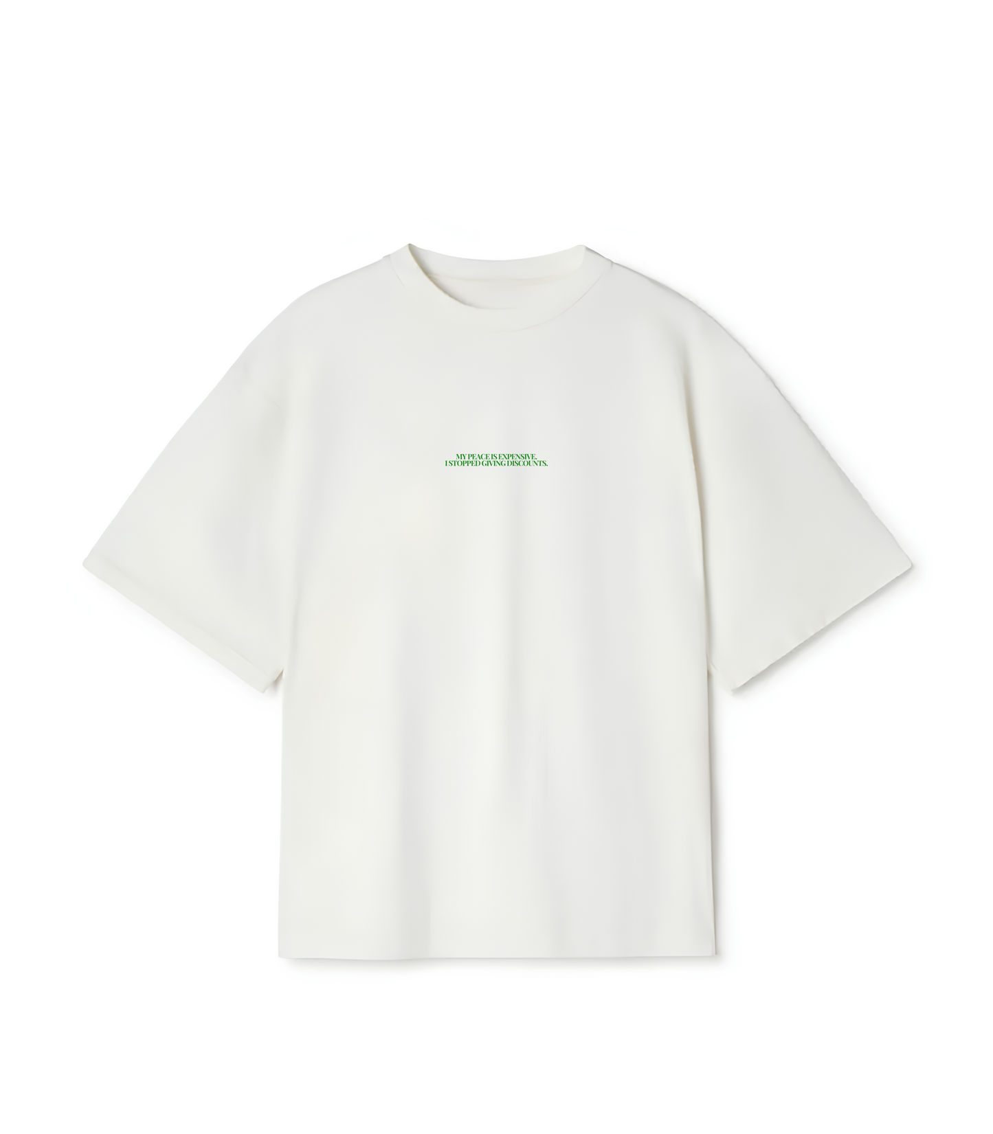 Oversized Tee "My Peace Is Expensive"